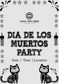 Muerto Cat Party Flyer