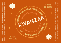 Kwanzaa Festival Postcard