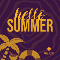 Hello Summer! Instagram Post Image Preview