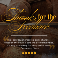 Bread and Pastry Feedback Instagram Post Image Preview