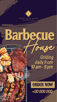 Barbecue House Bold Instagram Reel Image Preview