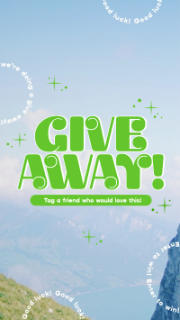 Generic Quirky Giveaway  Instagram Story Design