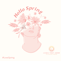 Blooming Head Instagram Post Design