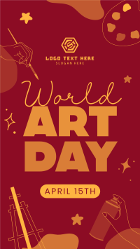 World Art Day Facebook Story