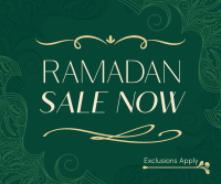 Ornamental Ramadan Sale Facebook Post