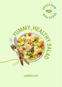 Clean Healthy Salad Flyer