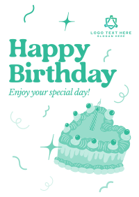 Y2K Birthday Greeting Flyer