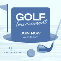 Simple Golf Tournament Instagram Post