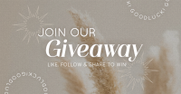 Aesthetic Giveaway Promo Facebook Ad