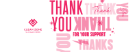 Playful Thank You Facebook Cover Image Preview