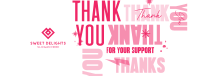 Playful Thank You Facebook Cover Image Preview