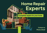 Home Repair experts Postcard