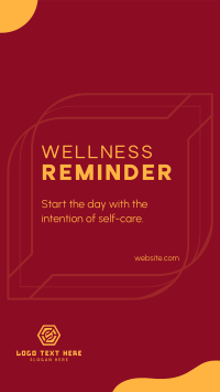 Wellness Self Reminder YouTube Short