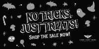 Trick or Treat Sale Twitter Post