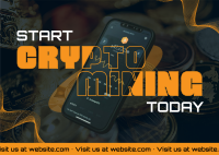 Cryptocurrency Mining Market Postcard Image Preview