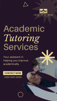 Academic Tutoring Service Facebook Story