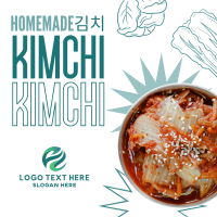 Homemade Kimchi Instagram Post