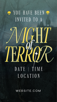 Night of Terror Party TikTok Video