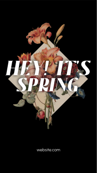 Vintage Spring Facebook Story Design