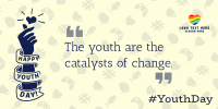 Youth Day Quote Twitter Post Design