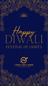 Elegant Diwali Frame YouTube Short