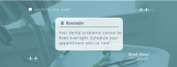 Dental Appointment Reminder Facebook Cover Design