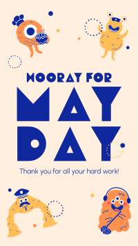 Hooray May Day Instagram Story