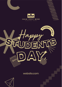 Happy Students Day Flyer