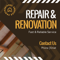 Repair & Renovation Instagram Post