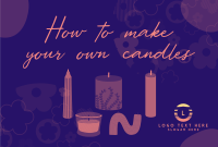 Fancy Candles Pinterest Cover Design