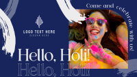 Hello Holi Animation