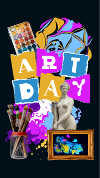 Art Day Collage TikTok Video