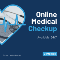 Online Medical Checkup Instagram Post