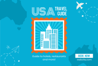 USA Travel Destination Pinterest Cover Design