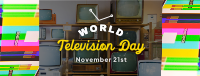 Rustic TV Day Facebook Cover Design