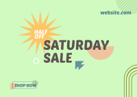 Saturday Sale Postcard