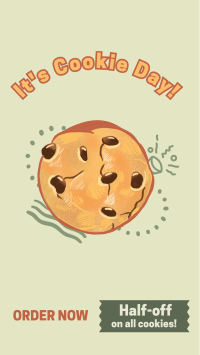 Cookie Day Illustration Instagram Story
