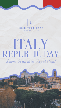 Elegant Italy Republic Day Instagram Reel Image Preview