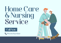 Need A Nurse? Postcard Design