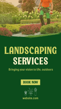 Outdoor Landscaping Facebook Story