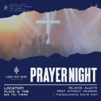 Modern Prayer Night Linkedin Post Design