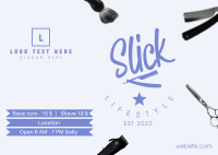 Slick Lifestyle Postcard