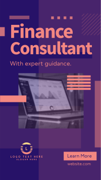 Modern Finance Consultant Instagram Reel Image Preview