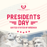 Presidents Day of USA Instagram Post