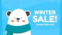 Cute Polar Bear Facebook Event Cover