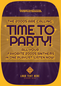 2000s Party Playlist Poster