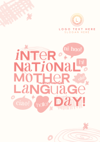 Doodle International Mother Language Day Flyer