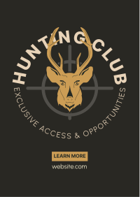 Hunting Club Deer Flyer