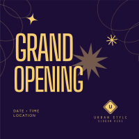 Modern Abstract Grand Opening Instagram Post Image Preview