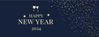 Gold New Year 2022 Facebook Cover